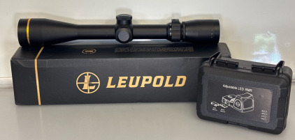 Leupold Duplex Hunting Rifle Scopes 8x Maximum Magnification Including Adjustable LED RMR