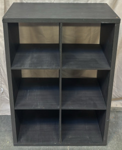 Black 6-Shelf Shelving Unit