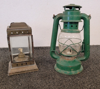 Vintage Kerosene And Oil Lamps
