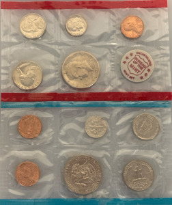 (1971) US Mint Uncirculated Coin Mint Sealed Set