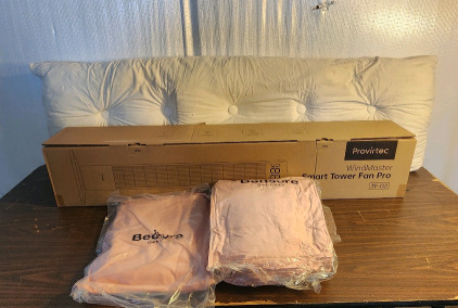 Stay Cool And Comfy This Summer With A Wind Master Smart Tower Fan Pro, New Body Pillow And Pink Sheets!