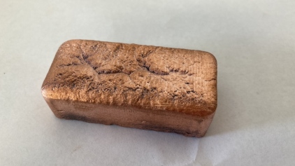 10.7 Ounce Hand Poured Copper Ingot