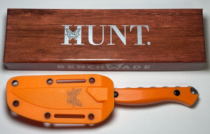 Hunt Benchmade Knife With Sheath