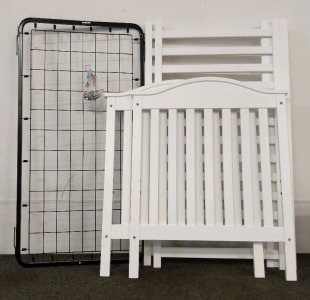 White Crib bed Frame