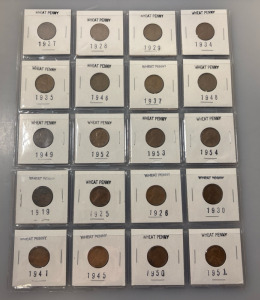 Variety Of Wheat Pennies (1927-1951)