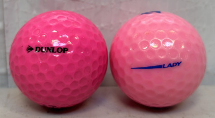 Pink Dunlop & Lady Golfballs