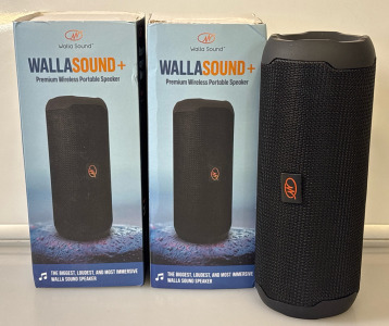 (2) Wallasound Premium Wirelass Portable Specker