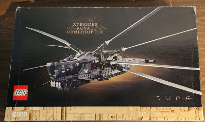 LEGO Icons Dune Atreides Royal Ornithopter 10327, Collectible Dune Inspired Model for Build and Display
