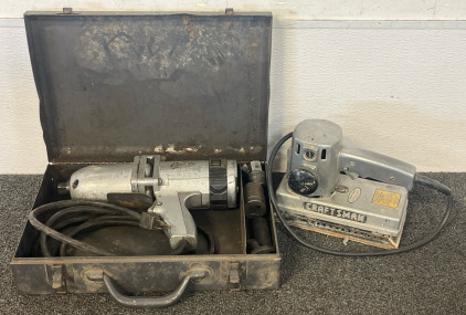 Vintage Thor Speed Wrench Model No. 10839A & Vintage Craftsman Dual Motion Sander