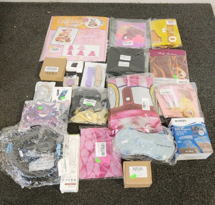 Birthday Bash And Things Lot!- Including Balloons, Decor, magnets, Wireless Lavalier Microphone, PopSockets, Silicone Baking Tray, And More!
