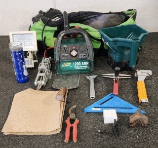 Battery Tender 1200 Amp Vehicle Jump Starter & Portable Power Station, OEMTools Tool Dufflebag, Sandpaper, And More!