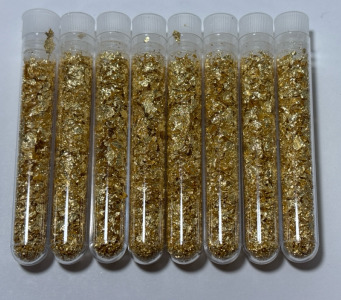 (8) Bottles Of Gold Flakes/Leaf