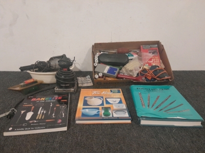 Porter Cable Electric Sander, Books, Hot Glue Gun & More