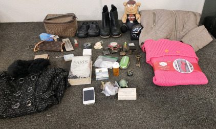 Misc. Lot- Including Women's Shoes, Coach Tote, Louis Vuitton Carrying Case, Kids Rothschild Jacket Size XXS 4/5, Jumbo Stocking, Vintage IPhone, And More!