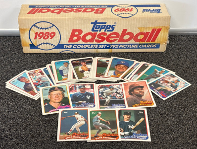 Vintage 1989 Topps Baseball Collection