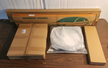 Car Accessories!!!- Including Stearing Wheel Cover, Floor Mats, Gear And Cup Holder Cover, And Window Visors!