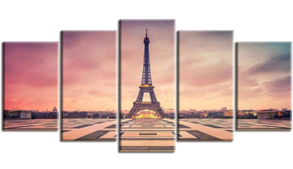 Wall Art Lot!- Including Eiffle Tower And Egyptian Cat!