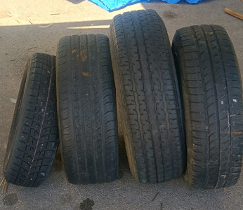 (4) Mixed Tires - P205/70R15 & ST225/75R15<br/>