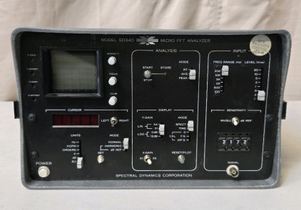 Spectral Dynamics Co. Micro FFT Analyzer