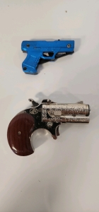 Derringer Lighter, And A Gun Shaped Pocket Knife