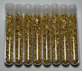 (8) Bottles Of Gold Flakes/Leaf