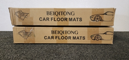 (2) BEIQITONG Bling Car Mats
