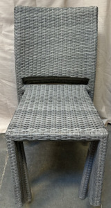 (4) Matching Wicker Chairs