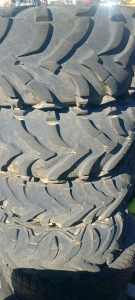 (4) Blackstone ATV Tires w/ Rims - 25x10.00-12NHS