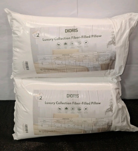 (2) 2-Packs Of Dioris Bed Pillows