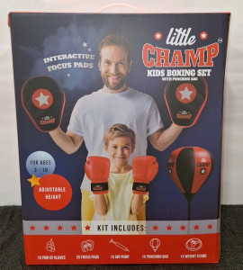 (1) Little Champ Kids Punching Bag & Boxing Set