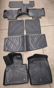 (1) 7-Piece Floor Mat Set For 2023-2024 Ford Explorer
