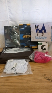 Whole Box Amazon Overstock Dog Grooming Hammock Women's Clothing, Electronics, and More