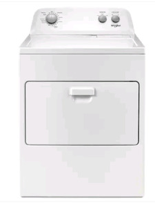 (1) Whirlpool-7.0 cu. ft. Front Load Electric Dryer, White, Model WED4850HW