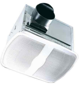 Air King AK80H Energy Star Quiet Series Humidity Sensing Bath Fan, 80-CFM, White