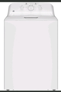 (1) GE - 4.0-cu. ft. Capacity Washer W/Stainless Steel Basket & Water Level Control, White,​<br/>Model # GTW220ACWWW In SP-10