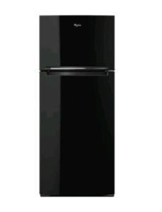 (1) Whirlpool - 28-inch Wide Refrigerator/ Top Freezer - 18 Cu. Ft., Black, Model WRT218SZFB04, In SP-10
