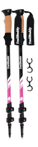 (1) Set Of TrailBuddy Trekking Poles, Berry Pink