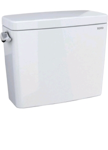 TOTO Drake 1.28 GPF Toilet Tank with WASHLET+ Auto Flush Compatibility, Cotton White - ST776EA#01
