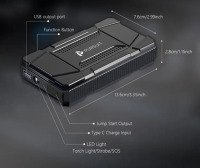 Pursuit 12V 800A Jump Starter, Three Mode Flashlight & Portable Charger - 4
