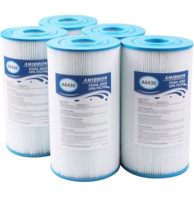5 Pack AmiBron 71825 Replaces Hot Springs Spa Filters, Pleated Fabric Filter Media and (2) 13x17 Acrylic Cutting Boards