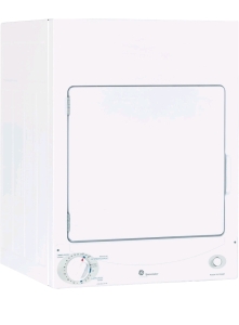 General Electric Spacemaker Stackable Dryer DSKS433EBWW