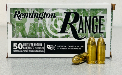 Box Of Blazer Remington Range 9mm Luger 115 Gr. FMJ