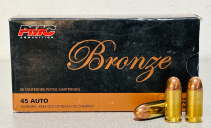 Box Of PMC Bronze 45 Auto 230 Gr. FMJ