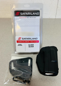 Safariland Concealment Holster: Glock 43/43X Outside Waistband, Right Hand