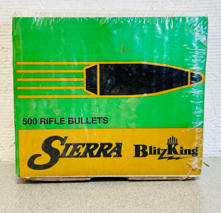 (500) Rounds Of Sierra Blitz King 22 Cal. 224 DIA 50 Gr. Rifle Bullets