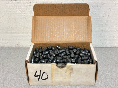 Box Of .40 Caliber (10mm) Lead Bullets 180 Gr.