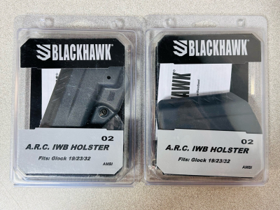 (2) Blackhawk Appendix Reversible Carry IWB Holster (Fits Glock 29/23/32)
