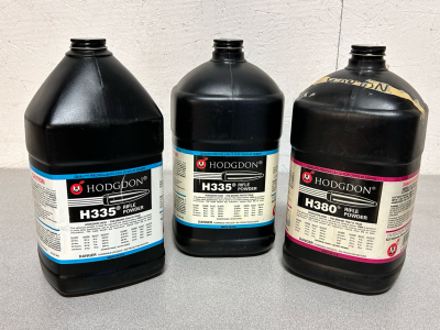 (3) Hodgdon Jugs Of H335/ 380 Rifle Powder