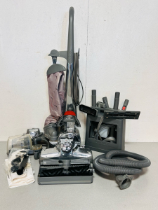 Kirby Vacuum Sustem With Attachments, Extra Bands, Shampoo System Parts