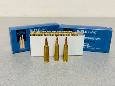 (40) Rounds Of PPU Rifle Line 22-250 Remington Sp 55 Gr.